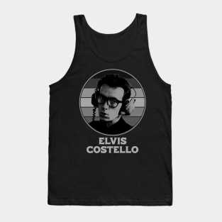 retro Elvis Costello Tank Top